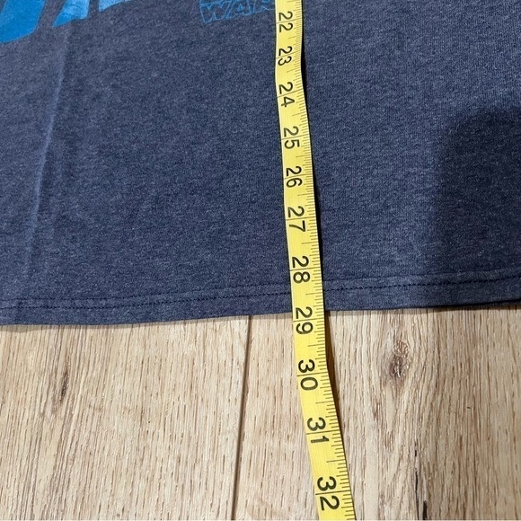 STAR Wars gray short sleeved T shirt "A Long Time Ago...." spell out quote, XL. - Picture 3 of 12